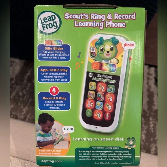 LeapFrog Scout's Ring and Record Learning Phone - Picture 2 of 2